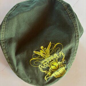 Puma green cabbie cap